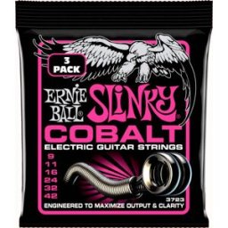 Ernie Ball 3723 Cobalt Super Slinky 009-042 3-pack