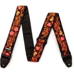 Dunlop JH23 Jimi Hendrix Blacklight Monterey Orange Strap