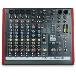Allen & Heath ZED-10FX 4 Mono 2 Stereo med USB