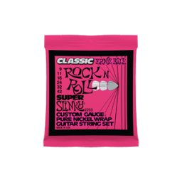 Ernie Ball 2253 Rock n Roll Pure Nickel Wrap Super Slinky 009-042