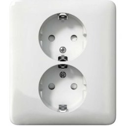 Schneider Electric Vägguttag, EXXACT PRIMP, 2-Vägs ,Vit