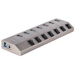 StarTech.com 7-Port Self-Powered USB-C Hub with Individual