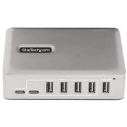 StarTech.com 7-Port USB-C Hub, 5x USB-A + 2x USB-C, Self-Powered