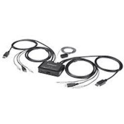 StarTech.com 2 Port USB 4K60Hz DisplayPort KVM-switch med