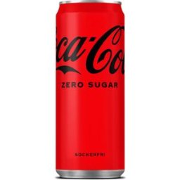 Dricka COCA-COLA zero 33cl burk 20st