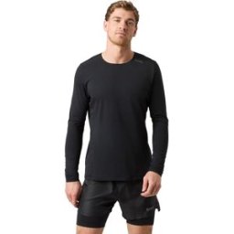 Björn Borg Men's Borg Running Feather Long Sleeve T-Shirt Black Beauty S