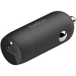Belkin 30W USB-C PD Car Charger With PPS, Black