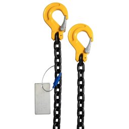 Surrningskätting 8 Mm Krok-krok 8,2 T 3,5 M Svart/gul 1 St