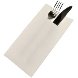 Servett airlaid vit 40x40 75st 4frp