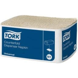 TORK Servett Uni N1 1-lag natur 300/fp