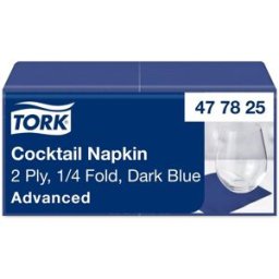TORK Servett Cocktail 2-lags blå 200/fp