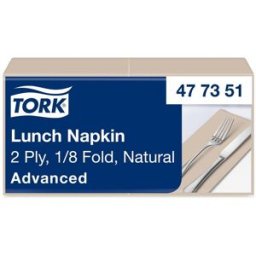 TORK Servett Lunch 2-lags natur 200/fp