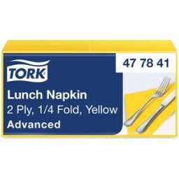 TORK Servett Lunch 2-lags gul 200/fp