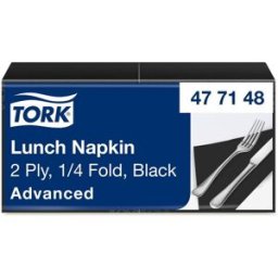 TORK Servett Lunch 2-lags svart 200/fp