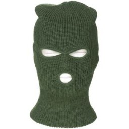 MFH - Max Fuchs MFH Balaclava 3-Håls Acryl (Färg: Oliv)