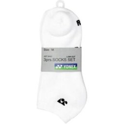 Yonex Performance Sock 3-pack Low Cut White