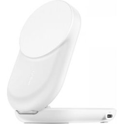 Belkin Ultracharge 2-I-1 Qi2 Trådlös Laddare - Vit