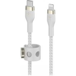 Belkin Pro Flex Usb-C Till Lightning Kabel - 2m - Vit