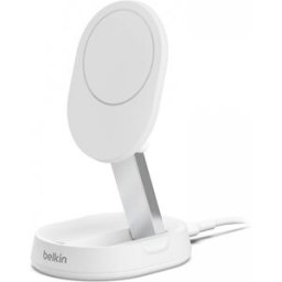 Belkin Boost Charge Pro Qi2 15w Magnetisk Laddningsstativ - Vit