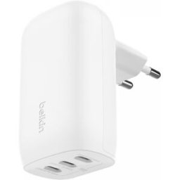 Belkin Boost Charge 65w Usb-C Väggladdare - 3 Port - Vit
