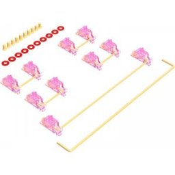 Durock Stabilizers V3 Screw Ins - Rosa