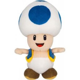 1up Nintendo Together Plush Super Mario Toad Blue - 20cm