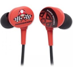 Powera In-Ear Hörlurar Till Nintendo Switch - Mario Kart Motors