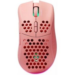 Deltaco Gaming Pm80 Trådlös Rgb Gamingmus Ultralätt - Rosa
