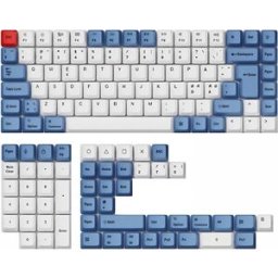Keychron Cherry Profile Dye-Sub Pbt Keycap Set Iso Nordic - Modern Blue