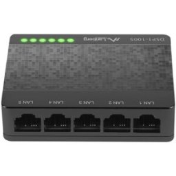Lanberg Dsp1-1005 Nätverkswitch 5-Portar 100/1000mbps