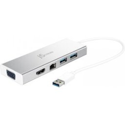 J5create Dual-Monitor Usb 3.0 Mini Dockningsstation