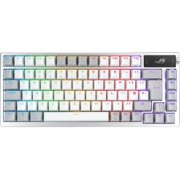 Asus Rog Azoth Trådlöst Gaming Tangentbord [Rog Nx Snow] - Moonlight Vit