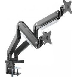 Maxmount Skärmstativ Heavy-Duty Aluminium - Usb 3.0-Hubb - 2 Skärmar