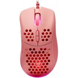 Deltaco Gaming Pm75 Ultralätt Rgb Gamingmus - Rosa