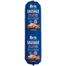 Brit Premium Köttkorvar Kyckling & Vit Fisk