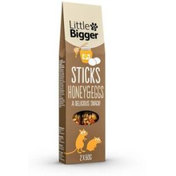 Little&bigger; Sticks Smådjur Honung & Ägg 2x60 G