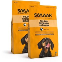Smaak Dog Adult Spannmålsfri Skonsam Fisk 2 X 10 Kg
