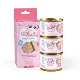 Schesir Baby Mousse & Shreds Chicken/salmon