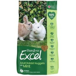 Burgess Excel Rabbit Adult Nugget With Mint