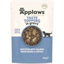 Applaws Taste Toppers Vitfisk & Lax Med Bönor & Linser 85 G