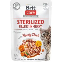 Brit Care Cat Sterilized Anka I Sås 85 G