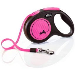 Flexi New Neon Medium 5 M Band Rosa