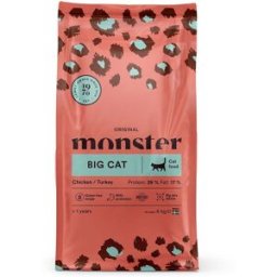 Monster Pet Food Monster Cat Original Big Cat Chicken & Turkey 6 kg
