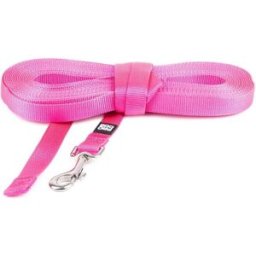 Pro Dog Träningslina Nylon Rosa 15 m