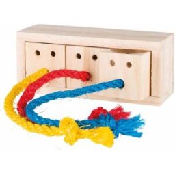 Trixie Snack Cube Leksak Till Gnagare & Fågel I Trä 16×6×7 Cm