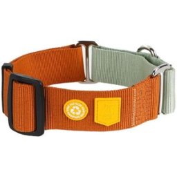 Woolly Wolf Color Block Halvstryp Halsband Terracotta Mix L