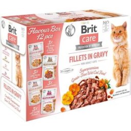 Brit Care Cat Adult Bitar I Sås Multipack 12x85 G