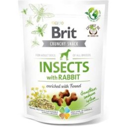 Brit Care Crunchy Snack Insects Rabbit 200 G