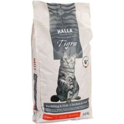 Halla Pet Food Halla Foder Tigra Kyckling & Fisk 10 kg