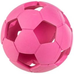 Little&bigger; Fotboll I Gummi Rosa 11 Cm